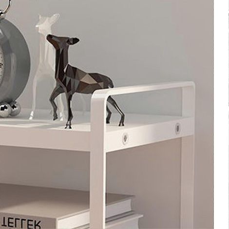 Étagère de bureau, organiseur de bureau, étagère de rangement pour bureau, blanc chaud, style simple (1/5)