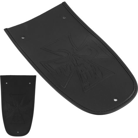 Motorrad-Hinterradkotflügel, dekoratives Kreuzmuster-Polster, passend für XL 883 1200 48, schwarz, Schutz und Stil (1/5)