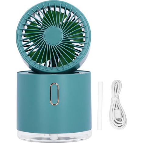 Ventilateur Brumisateur USB Rechargeable, Portable avec Réservoir 300ML pour Bureau et Extérieur (1/5)