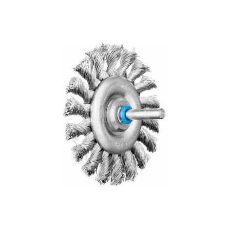 PFERD TOOLS INOX-TOTAL Rundbürste gezopft RBGIT Ø70x6 mm Schaft-Ø6 mm Edelstahl-Draht-Ø0,35 10 Stk (1/5)