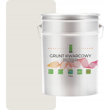 PRIMER AL QUARZO PER INTONACO SILICONE 15 kg BIANCO F101 (1/5)