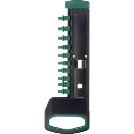 Organisateur de douilles Sourcing Map, 12 clips pour 1/4", portable, en plastique ABS, support rail