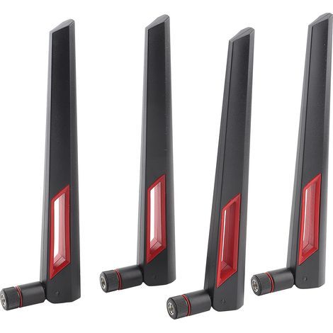 Antennen für ASUS 8DBi WLAN-Router mit Unterstützung für RP sMA-Schnittstelle, 2,4 GHz-5 GHz Frequenzband (4 Stück) (1/5)