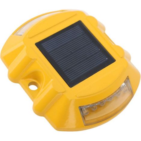 6 feux de gabarit solaires, LED haute luminosité, aluminium résistant, IP68, pour allées et jardins extérieurs (1/5)