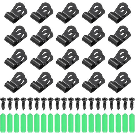 20Pcs Attaches De Fil De Clôture 5mm(3/16") pour Fixer (1/5)