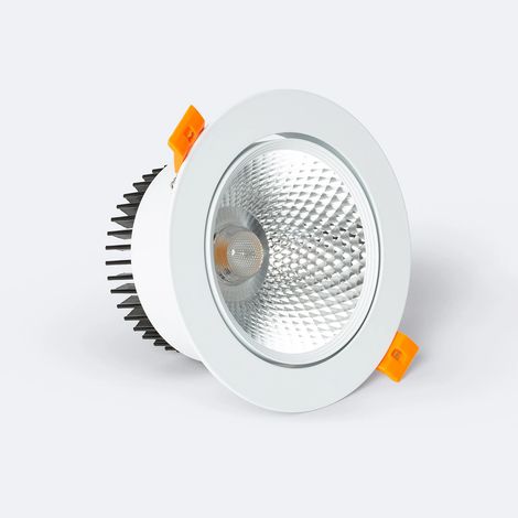 LED Downlight Einbaustrahler 15W Rund COB CRI90 Ausschnitt Ø 113 mm No Flicker 2700K Warmweiß (1/4)