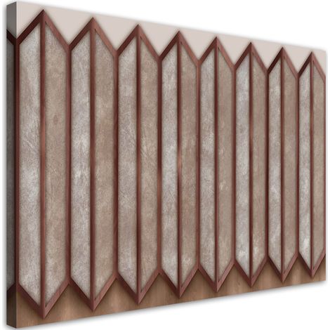 Cadre déco Fenêtres 3D colorées 90x60 (1/5)