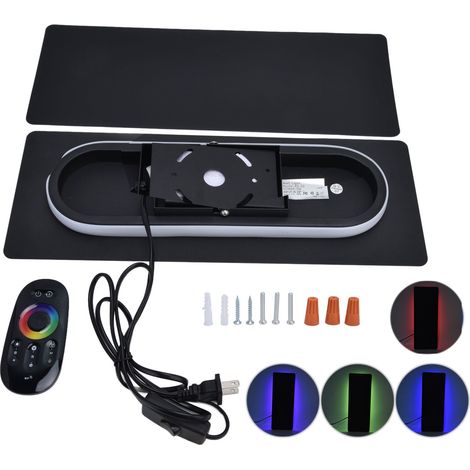 Lumurale colorée avec télécommande pour salon chambre prise US 100-240V (1/5)