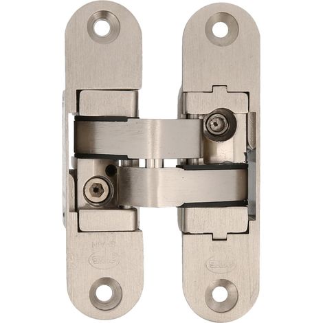 charnières Charnière Invisible de Porte en Bois d'intérieur Porte battante à 180 degrés charnière dissimulée en Croix cachée réglable 3D matériel ( Right) (1/5)