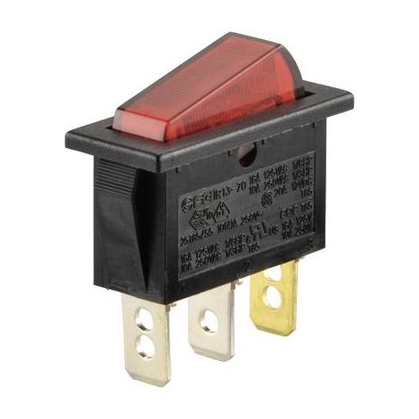 INTERRUPTEUR À BASCULE TRU COMPONENTS TC-R13-70B-01 RT 1587529 250 V/AC 10 A 1 X OFF/ON À ACCROCHAGE 1 PC(S)