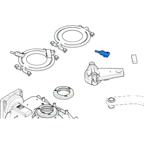 CAME 119RIA059 Interruttore Finecorsa Magnetico Motore Frog-A24 24v Ricambio (1/3)