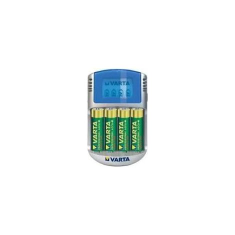 Chargeur de piles rondes NiMH avec accus Varta LCD Charger 4x5716 & 12V & USB (1/10)