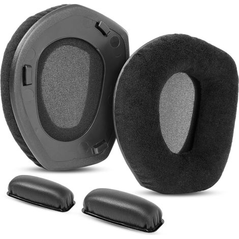 Coussinets de Rechange compatibles avec Casque Sennheiser HDR165 HDR175 RS165 RS175 (Velours + Bandeau) (1/5)