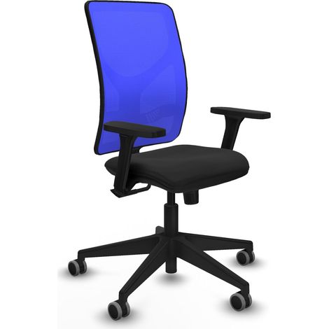Sedia da ufficio piqueras y crespo Motilla blu pelle sintetica (1/2)