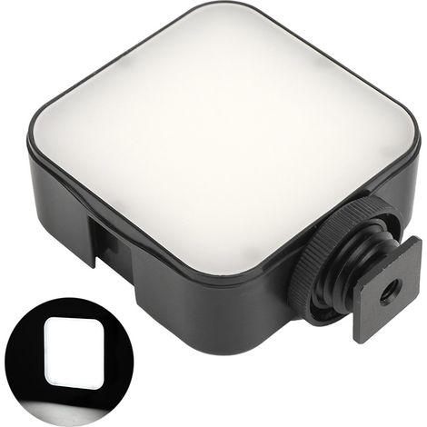 Lampe d'appoint portable à 49 LED pour la photographie, les appels et les diffusions en direct sur smartphone température de couleur : 6 500 K (1/5)