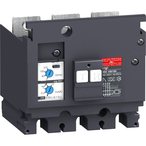 Schneider LV431535 - VIGI MH 3P 200-440V CA 0,03-10A Différentiel pour Disjoncteur NSX250