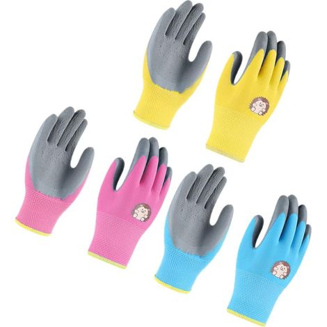 Conjunto Com 3 Pares De Equipamentos De Proteção Para Crianças, Ideais Para Jardinagem, Plantio, Trabalho Ao Ar Livre, Etc. (1/5)