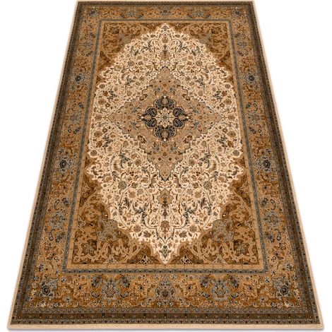 Wollteppich SUPERIOR PIENA Rosette kamel beige 235x350 cm