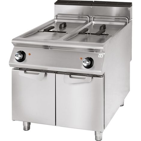 Friteuse gaz, capacité 2x 17 litres - VIRTUS