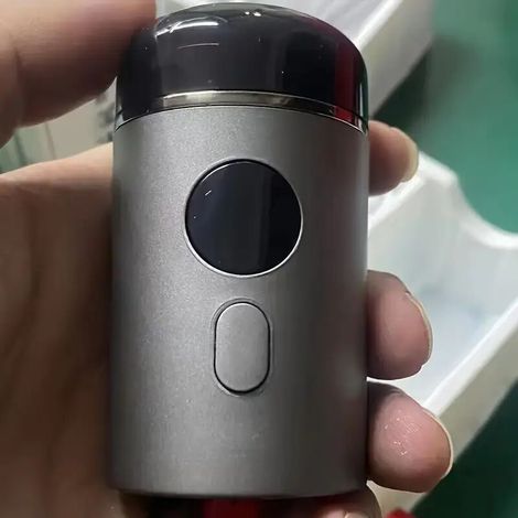 Mini-Elektrorasierer mit Akku, vollständig abwaschbar, tragbarer Barttrimmer für Reisen, Auto und Zuhause.