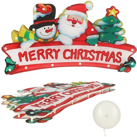 Led weihnachtspendelleuchten frohe weihnachtsdekoration 45cm 8858