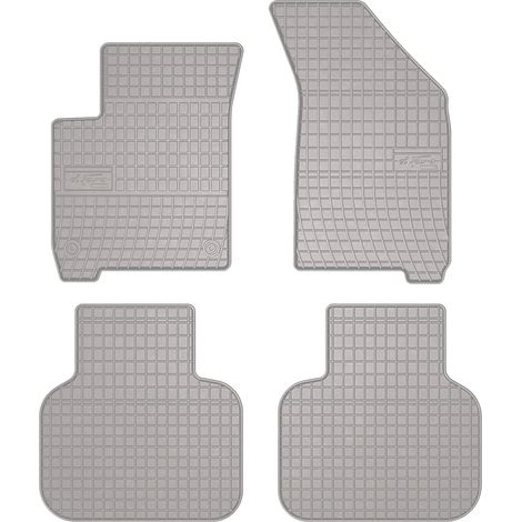 Alfombrillas de goma para coche: Fiat Freemont crossover (2011-2016) - color gris, ajustadas