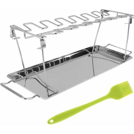 royaluxe - Chariot de barbecue en acier inoxydable, chariot de plaque chauffante, support de barbecue, cuisine extérieure de support de plaque chauffante Extérieur (1/4)