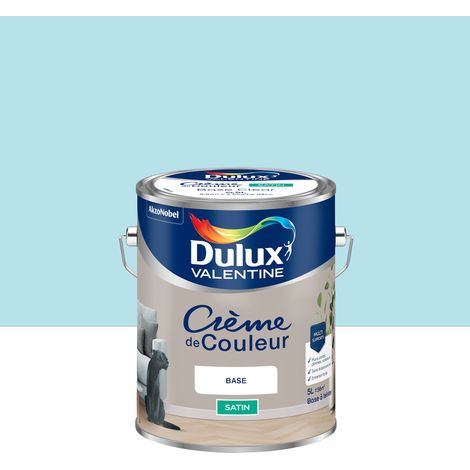 Peinture Crème De Couleur Satin Bleu Rêveur 5L - Dulux Valentine