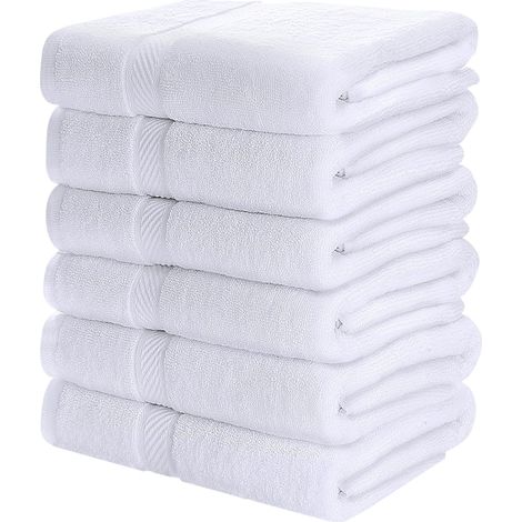 Filiyano-Serviettes - Serviettes en coton moyen, serviettes de piscine, de spa et de salle de sport, légères et très absorbantes, séchage rapide (1/5)