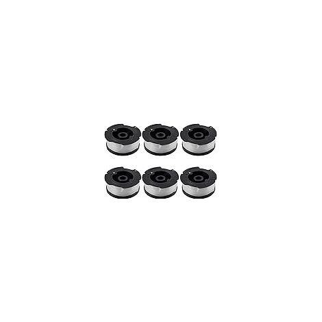 Packung mit 6 Ersatz-Trimmerfadenspulen für Black & Decker BESTA510 BESTA512 BESTA620 BESTA630 BD032 (1/5)