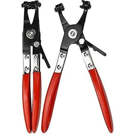 Pinces de serrage pour tuyaux automobiles, 2 pièces, pinces pour tuyaux flexibles, outil de serrage (1/5)