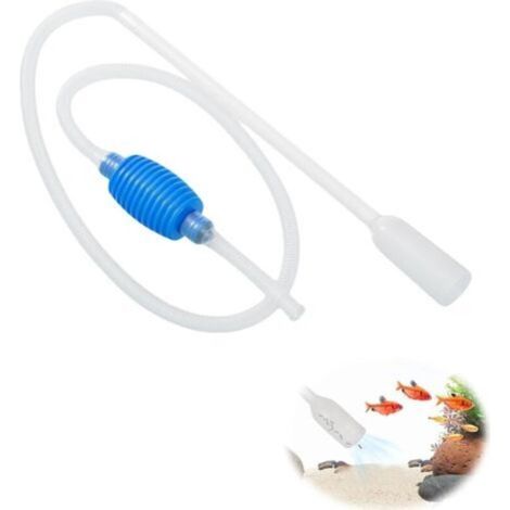 Nettoyeur d’Aquarium - Kit Pompe pour Entretien Aquatique - Siphon Puissant pour Vidage Complet avec Filtre à Gravier - Accessoire Écologique et Économique (1/5)