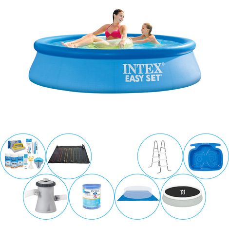 Forfait piscine Deluxe - Intex Easy Set Ronde 244x61 cm - OFFRIR (1/5)
