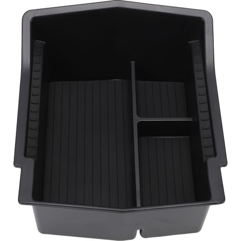 Organiseur de console centrale – 2 tapis en caoutchouc amovibles et antidérapants – Boîte de rangement pour accoudoir – Pour Subaru Forester 2025 (1 pièce) (1/5)