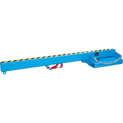 Bras de chargement Bauer Südlohn LA 2400-5,0, laqué, bleu clair