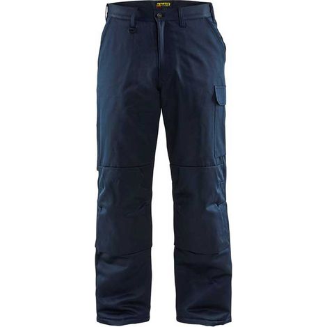 Pantalon de travail hiver BLAKLADER 1800 - Bleu foncé - 44 - Jambes longues (1/4)