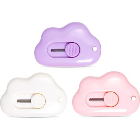 Cutter - 6 cm - En Plastique Et Acier Inoxydable - Pour Ouvrir Enveloppes Et Cartons - 1 Pièce (1/5)