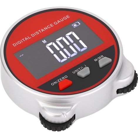 Règle électronique à rouleau, portée de 0 à 199,999 m, écran LCD clair, télémètre numérique avec mémoire de données (1/5)