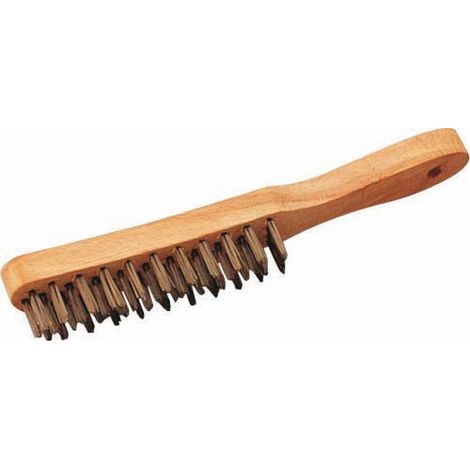 Brosse métallique SAM en Métal 30mm Bois ( Prix pour 1 )