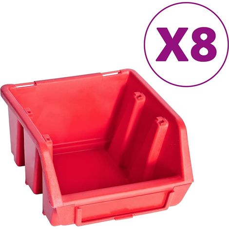 Maison Exclusive - 39-tlg. Behälter-Set für Kleinteile mit Wandpl (1/5)