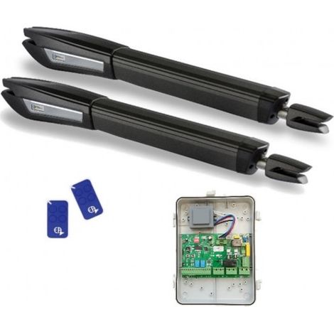 Kit Motorisation Portail Battant Automatisme EA BJ400 230 V - Maxi 300kg 3m par battant, Course 400mm, 300W, Ouverture maxi 120° (1/5)