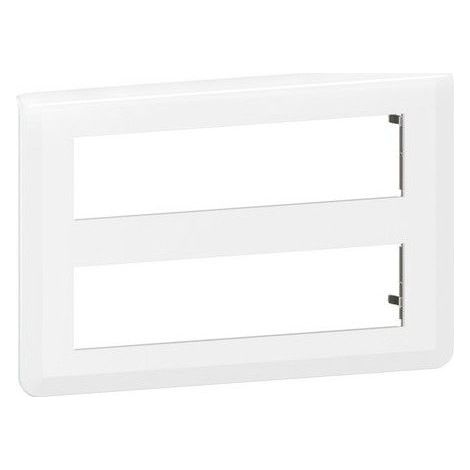 LEGRAND 078837L Plaque Mosaic 2x8 modules, blanche