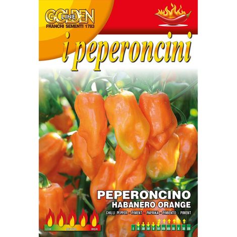 SEMI PEPERONCINO HABANERO ORANGE FRANCHI SEMENTI