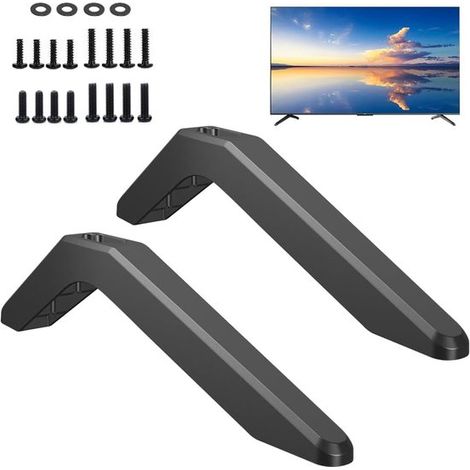 Soporte universal para TV，Pies de pedestal para TV，Patas para televisores LED LCD de 32，40，49，50 y 55 pulgadas，Soporta televisores de hasta 75 kg (1/5)