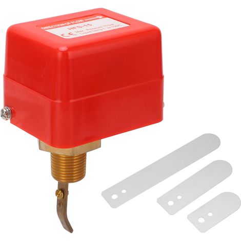 Wasserdurchflussschalter mit Paddelsteuerung, SPDT-Kontakte aus Messing, 15 A, für zentrale Klimaanlagen, 220 V AC (1/5)
