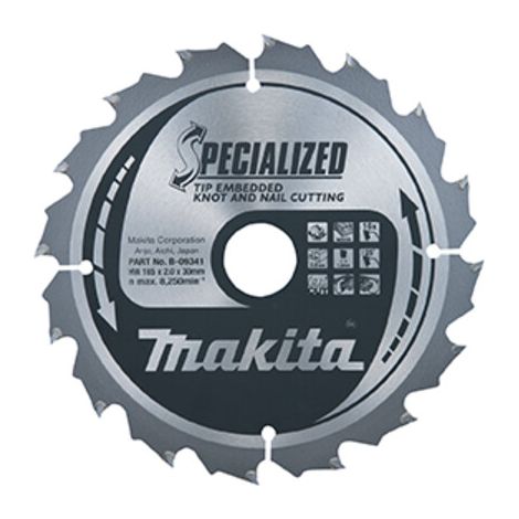 Makita SPECIALIZED Lame de scie 210x30x18Z - B-33065 (1/2)