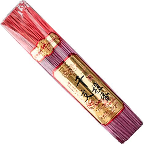 Bâtons d'encens sans fumée, 1000 pièces, santal rouge, 32,5 cm, parfum durable et agréable, pour maison et temple, longue combustion, senteur boisée apaisante. (1/5)