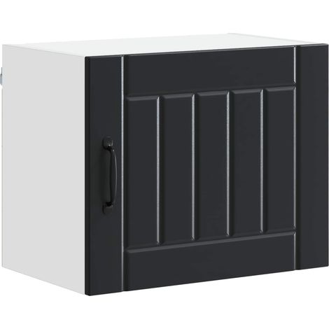 Maison Exclusive - Armario de Pared LUCCA Negro 50 x 31 x 40 cm