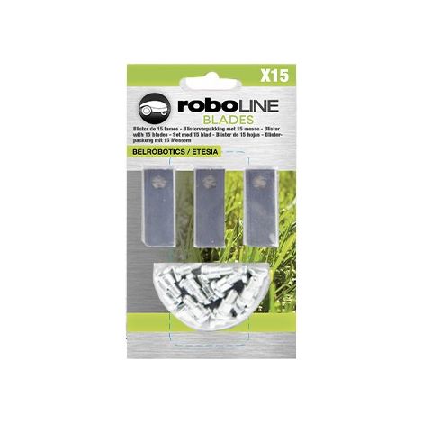 Kit 15 cuchilla robot-tondeuse et tornillo BELROBOTICS BR12370