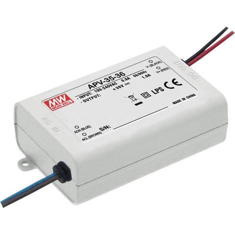 MeanWell APV-35-12 - Alimentatore di rete a LED, 36 W, 12 V, 3 A (1/3)